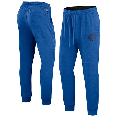 Pantalon de survêtement authentique Pro Road Jogger Fanatics Heather Royal New York Islanders pour hommes