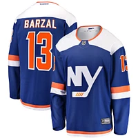 Maillot Breakaway alternatif bleu Fanatics Mathew Barzal pour hommes des Islanders de New York