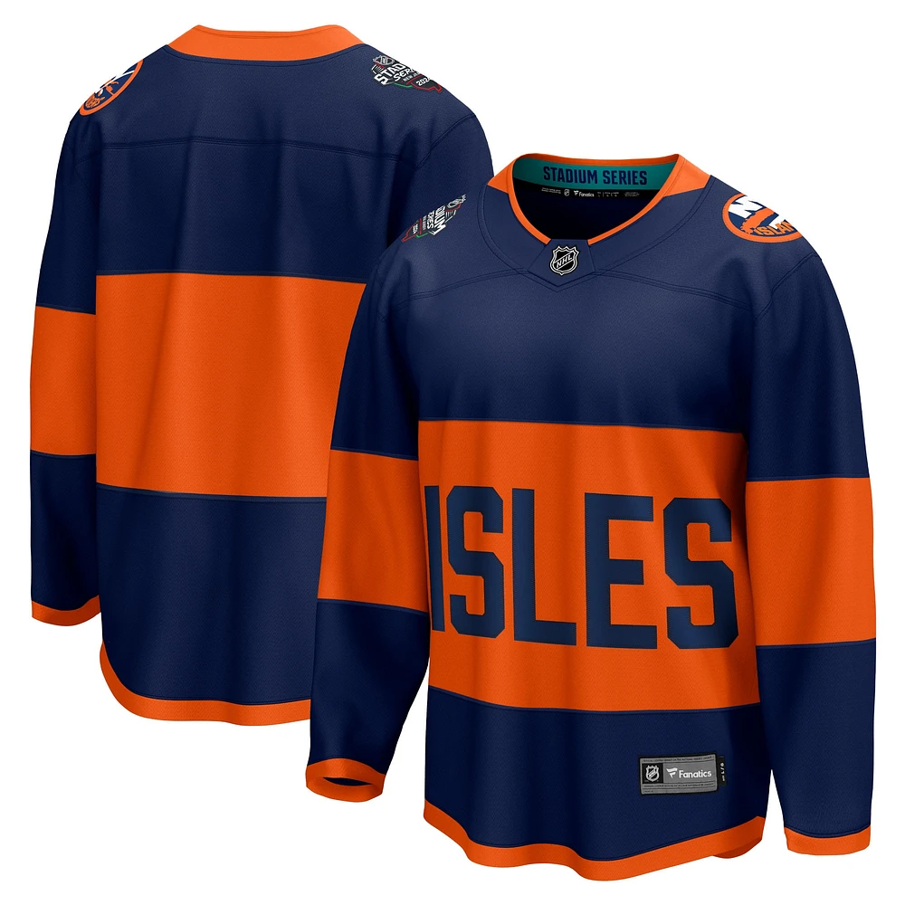 Maillot Breakaway Fanatics Navy New York Islanders 2024 NHL Stadium Series pour hommes