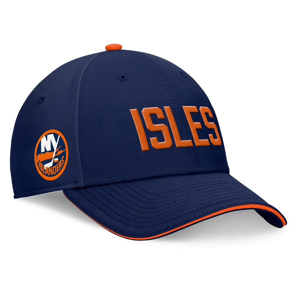 Casquette flexible structurée NHL Stadium Series 2024 Fanatics pour hommes, bleu marine, Islanders de New York