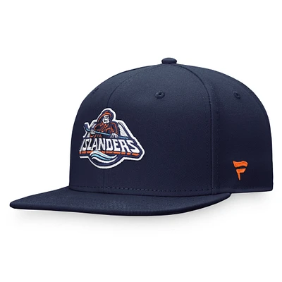 Men's Fanatics Navy New York Islanders Reverse Retro Fitted Hat