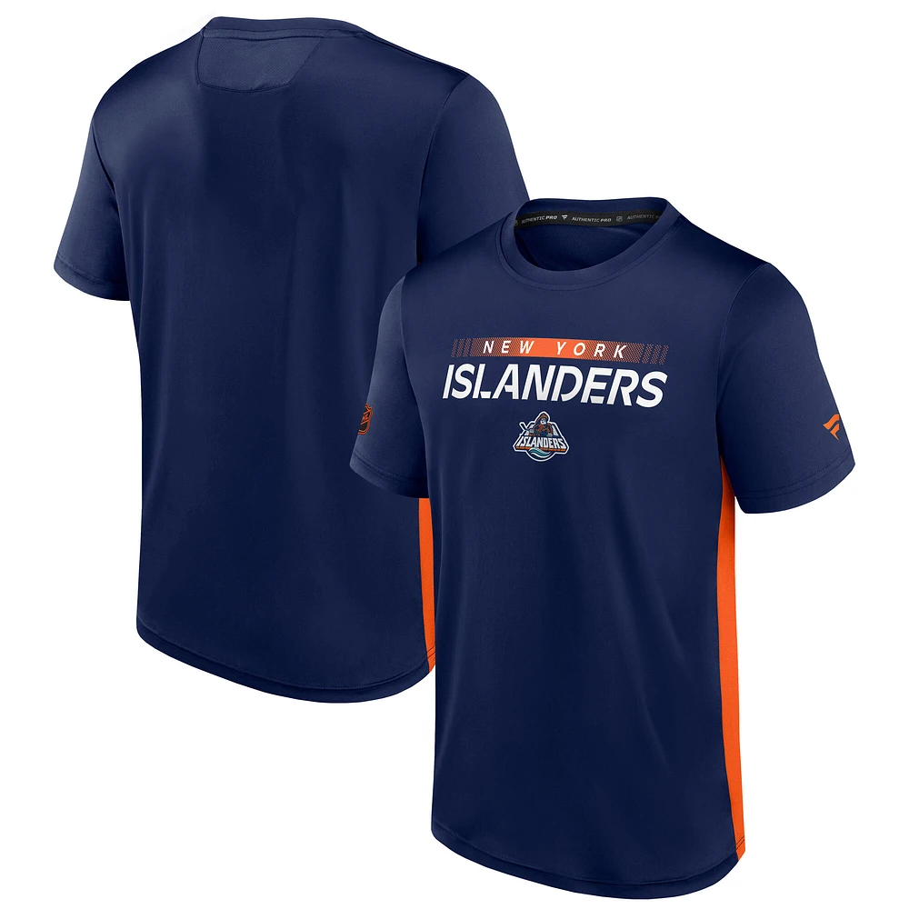 T-shirt authentique Pro Tech Fanatics New York Islanders édition spéciale 2.0 pour hommes