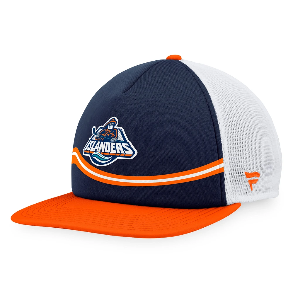 Men's Fanatics Navy New York Islanders Special Edition Trucker Adjustable Hat