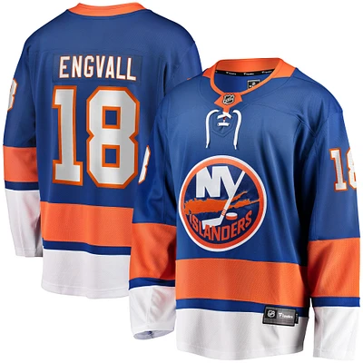 Fanatics pour hommes Pierre Engvall bleu New York Islanders Domicile Premier Breakaway Player - Maillot