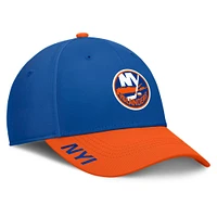 Casquette Fanatics pour homme Authentic Pro Rink Flex des Islanders de New York Royal/Orange