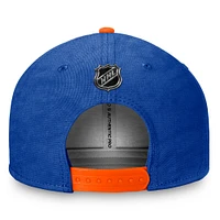 Men's Fanatics  Royal/Orange New York Islanders Authentic Pro Rink Snapback Hat