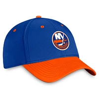 Men's Fanatics  Royal/Orange New York Islanders Authentic Pro Rink Two-Tone Flex Hat