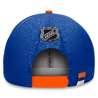 Men's Fanatics  Royal/Orange New York Islanders Authentic Pro Rink Two-Tone Snapback Hat