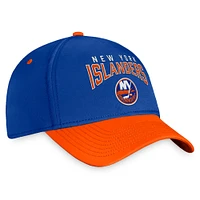 Men's Fanatics Royal/Orange New York Islanders Fundamental 2-Tone Flex Hat