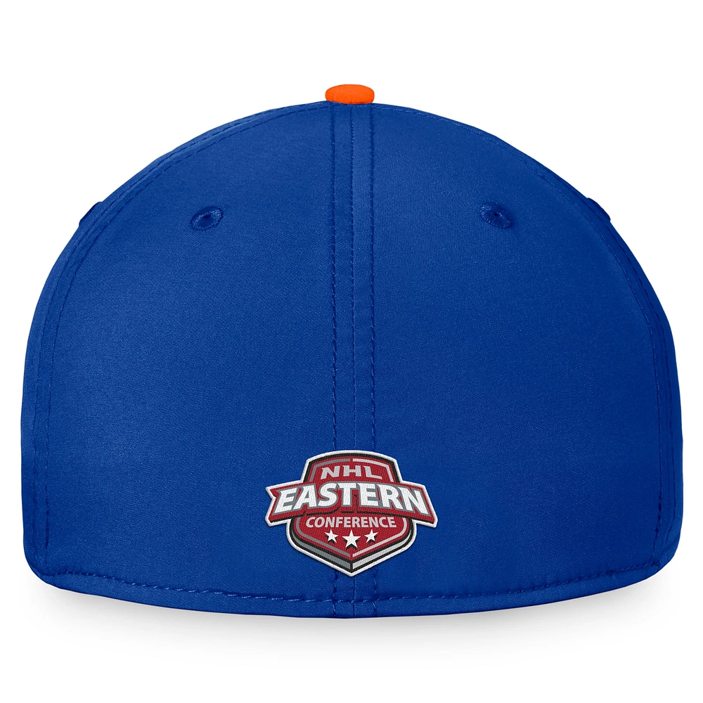 Men's Fanatics Royal/Orange New York Islanders Fundamental 2-Tone Flex Hat