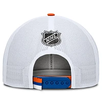 Men's Fanatics Royal/White New York Islanders Authentic Pro Rink Trucker Hat