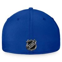 Casquette flexible authentique pour le camp d'entraînement professionnel 2022 Fanatics Royal New York Islanders hommes