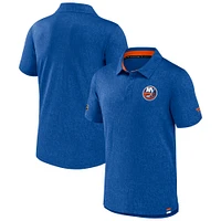 Polo en jacquard authentique Pro Fanatics Royal New York Islanders pour homme