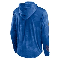 Sweat à capuche camouflage authentique Pro Locker Room Fanatics Royal New York Islanders pour hommes