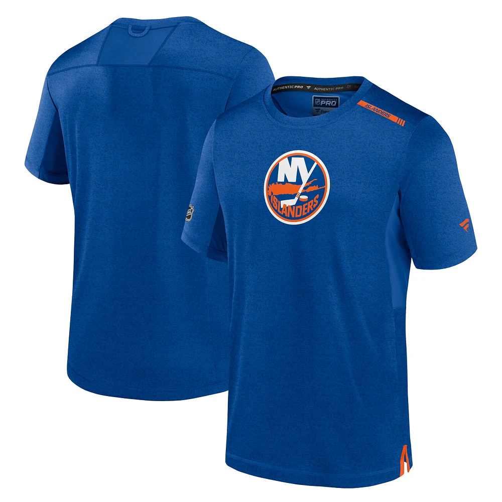 Men's Fanatics  Royal New York Islanders Authentic Pro Performance T-Shirt