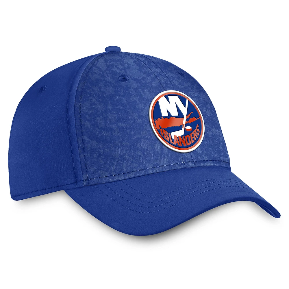 Casquette authentique Pro Rink Flex Fanatics Royal New York Islanders pour hommes