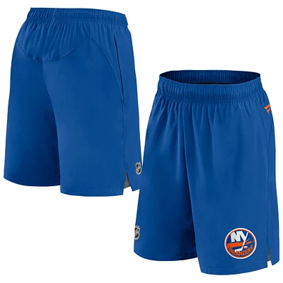 Short de patinoire authentique Pro Fanatics Royal New York Islanders pour hommes