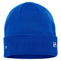 Men's Fanatics Royal New York Islanders Authentic Pro Road Cuffed Knit Hat