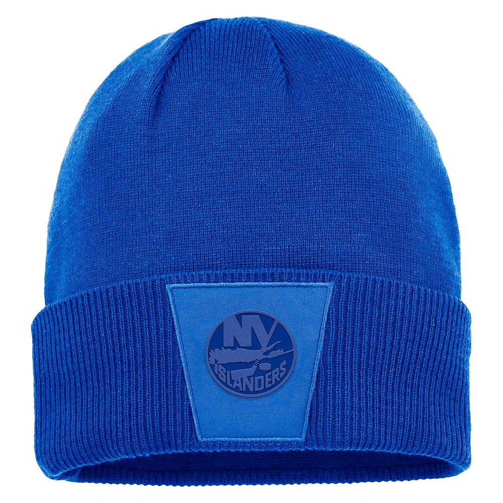 Men's Fanatics Royal New York Islanders Authentic Pro Road Cuffed Knit Hat