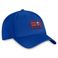 Casquette flexible authentique pour le camp d'entraînement professionnel des Royal New York Islanders Fanatics hommes