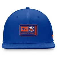 Casquette Snapback Authentic Pro Training Camp des Royal New York Islanders Fanatics pour hommes