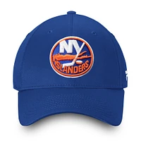 Casquette réglable Fanatics Royal New York Islanders Core pour hommes