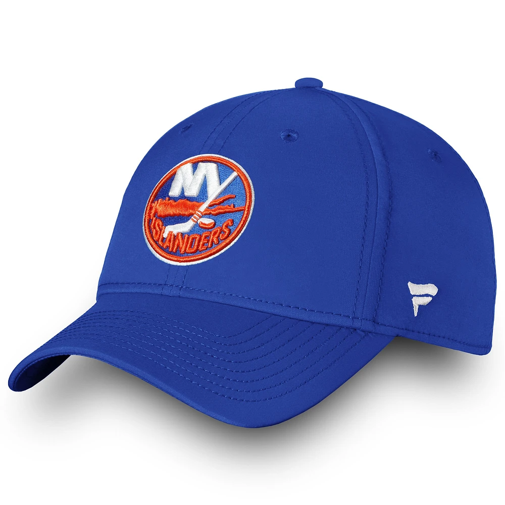 Casquette Flex Elevated Speed ​​Flex Royal New York Islanders de marque Fanatics pour homme