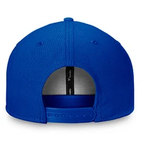 Casquette Snapback avec logo principal Fanatics Royal New York Islanders pour hommes