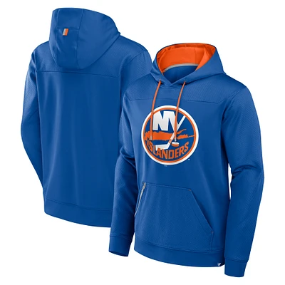 Men's Fanatics  Royal New York Islanders Defender Pullover Hoodie