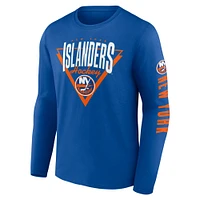 Men's Fanatics Royal New York Islanders Headline Long Sleeve T-Shirt