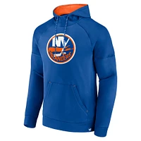 Sweat à capuche raglan emblématique des New York Islanders Fanatics Royal pour hommes