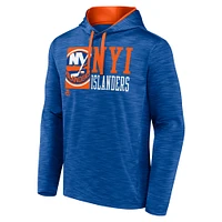 Sweat à capuche Fanatics Royal New York Islanders Never Quit pour hommes