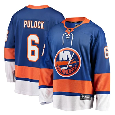 Maillot de joueur échappé des Royal New York Islanders Ryan Pulock Fanatics pour hommes