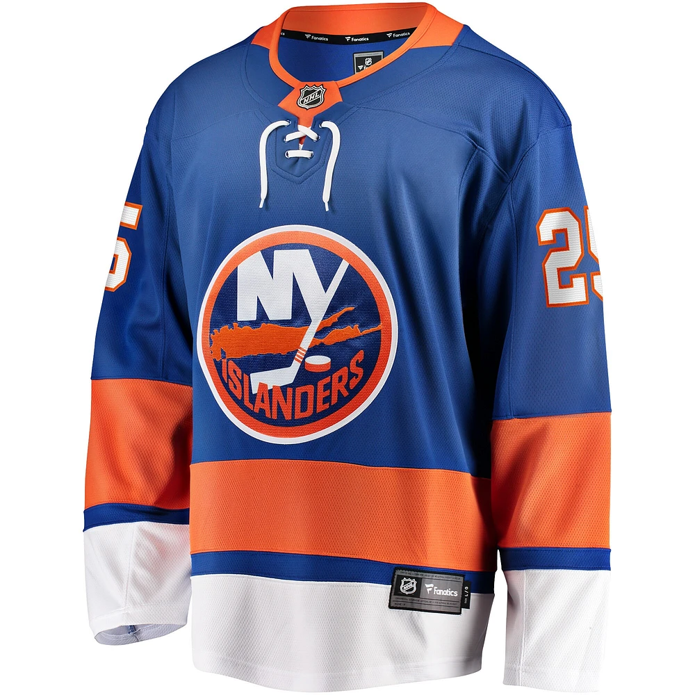 Fanatics pour hommes Sebastian Aho Royal New York Islanders Maillot de joueur échappé à domicile