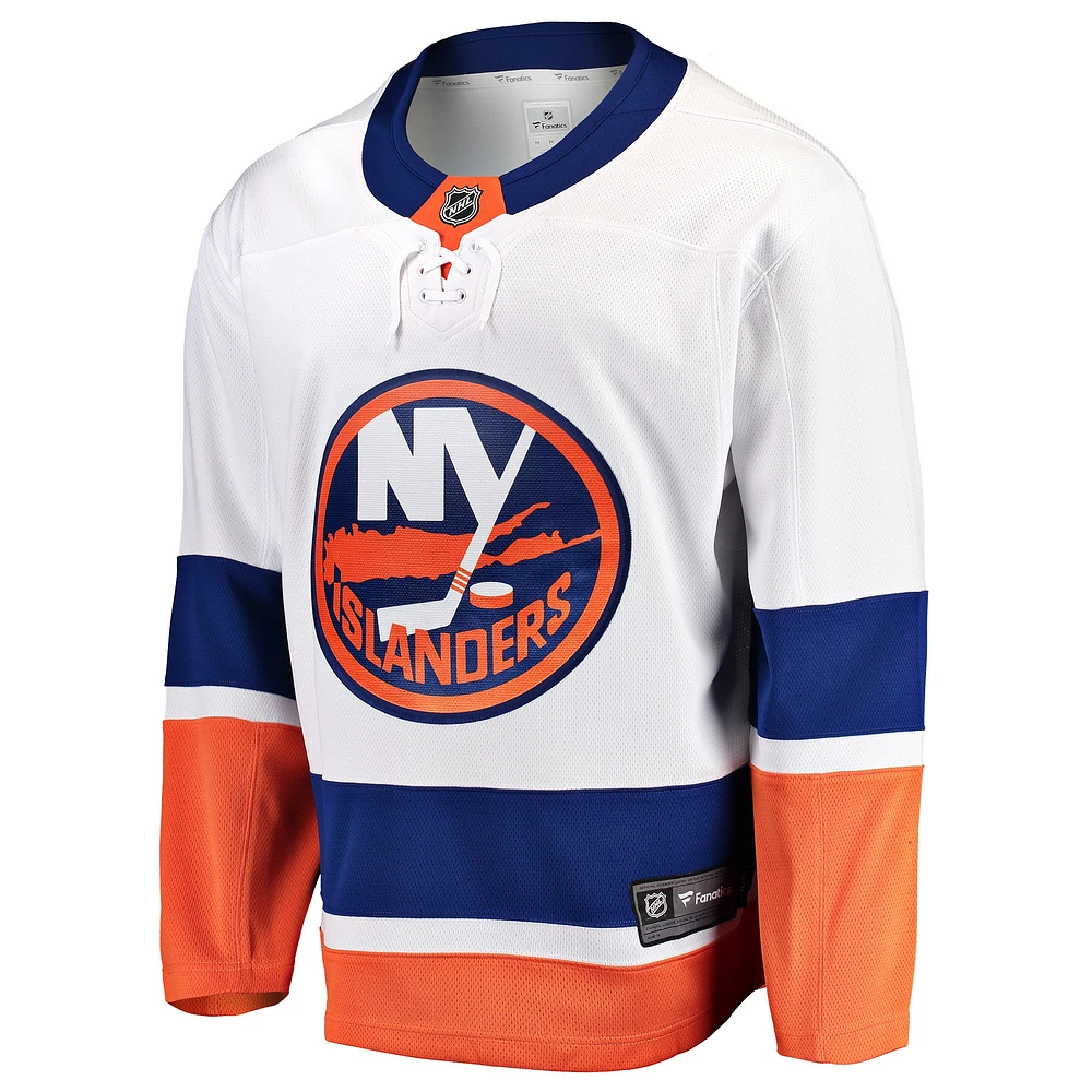 Fanatiques pour hommes de marque New York Islanders Breakaway Away blanc - Maillot vierge