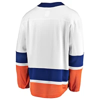 Fanatiques pour hommes de marque New York Islanders Breakaway Away blanc - Maillot vierge