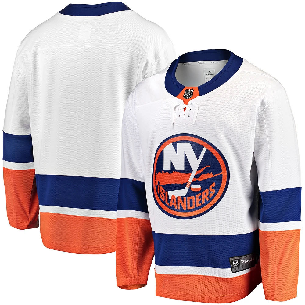 Fanatiques pour hommes de marque New York Islanders Breakaway Away blanc - Maillot vierge