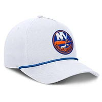Men's Fanatics White New York Islanders Rope A-Frame Adjustable Hat