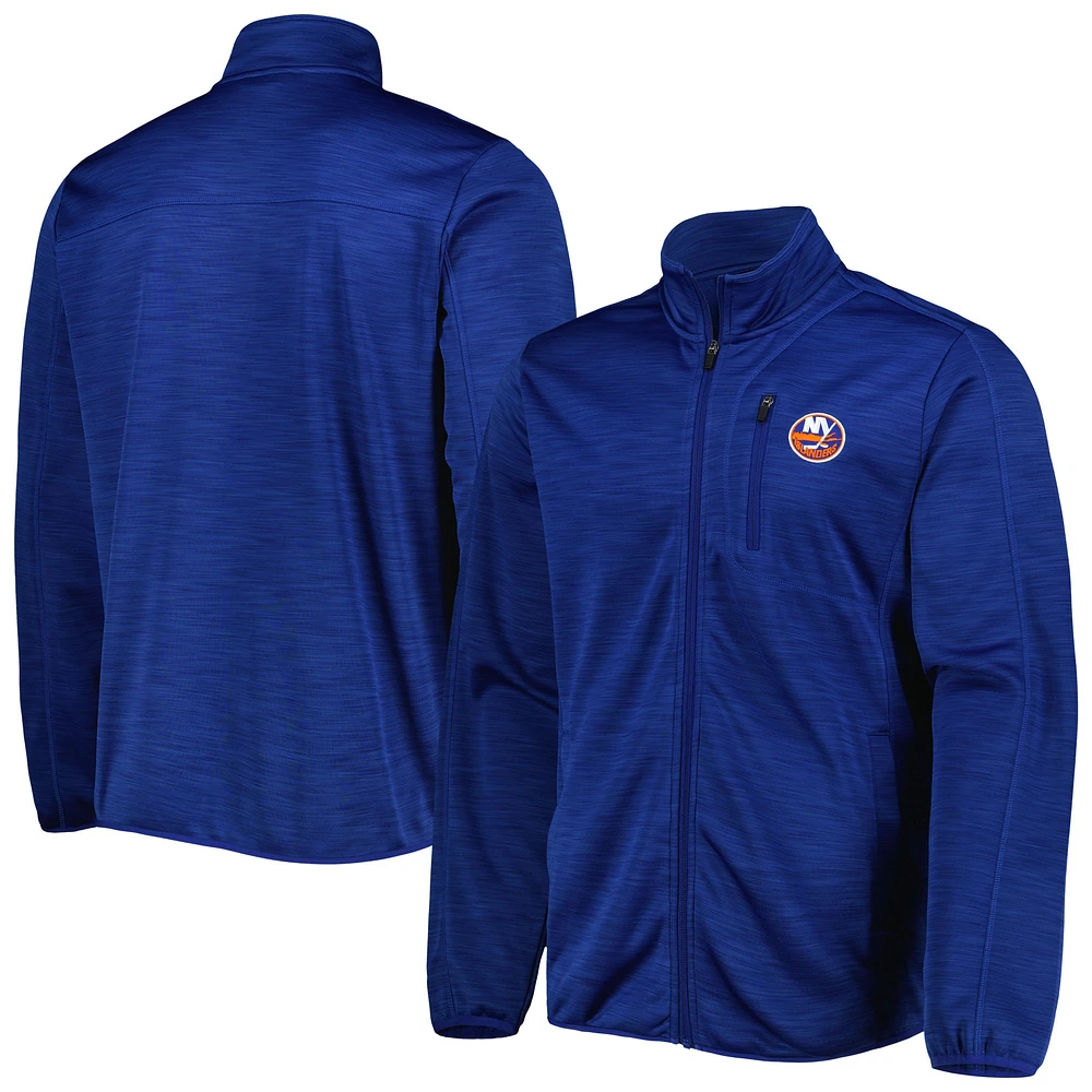 Veste de transition entièrement zippée G-III Sports by Carl Banks Royal New York Islanders Closer pour hommes