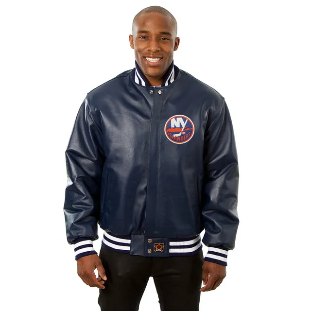 Lids Buffalo Bills JH Design Wool Reversible Jacket with Embroidered Logos  - Royal