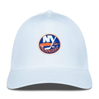Casquette Zeta Insignia Core Flex blanche pour homme des Islanders de New York Levelwear