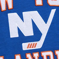 T-shirt flammé légendaire des Royal New York Islanders Mitchell & Ness pour hommes