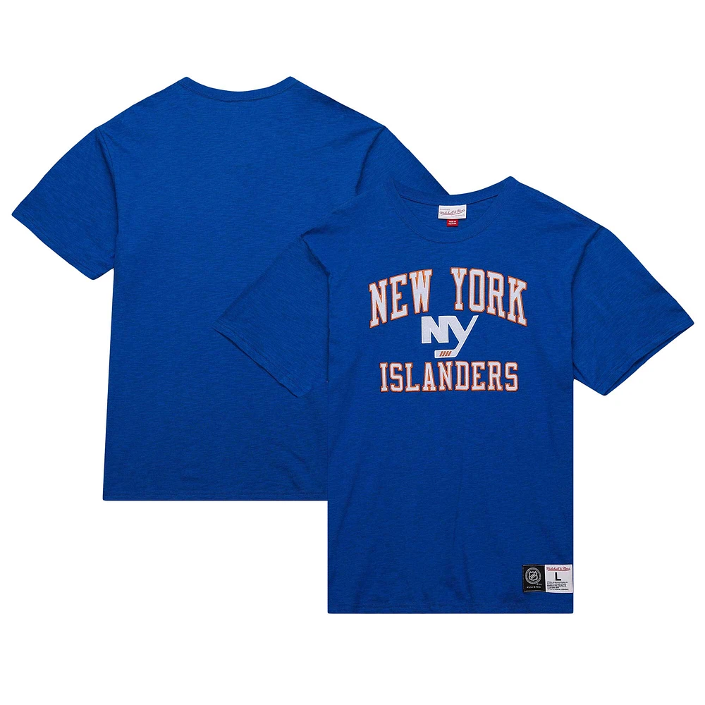 T-shirt flammé légendaire des Royal New York Islanders Mitchell & Ness pour hommes