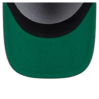 Men's New Era  Charcoal New York Islanders Throwback Washed A-Frame Pre-Curved 9FIFTY Snapback Hat