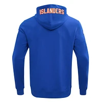 Men's Pro Standard Royal New York Islanders Classic Chenille Full-Zip Hoodie Jacket