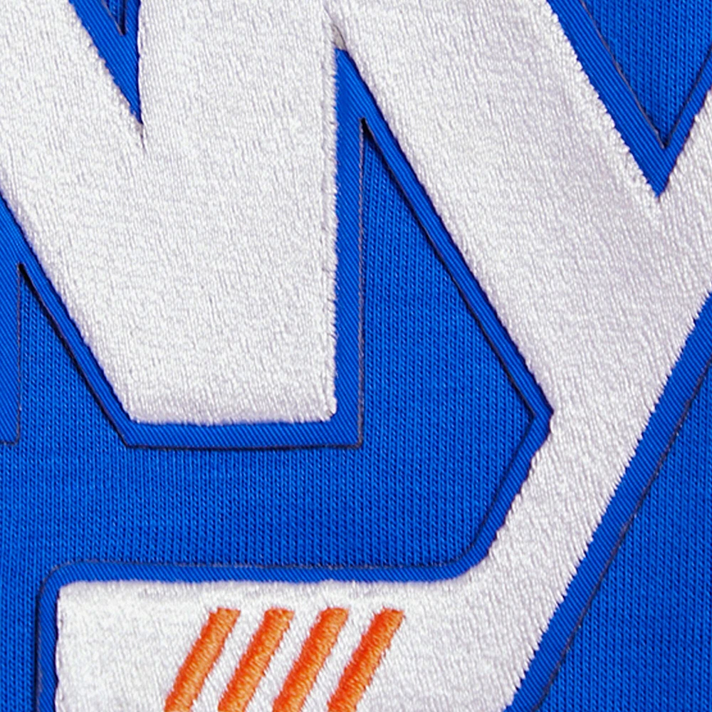 Veste à capuche entièrement zippée en chenille classique Pro Standard Royal New York Islanders pour hommes