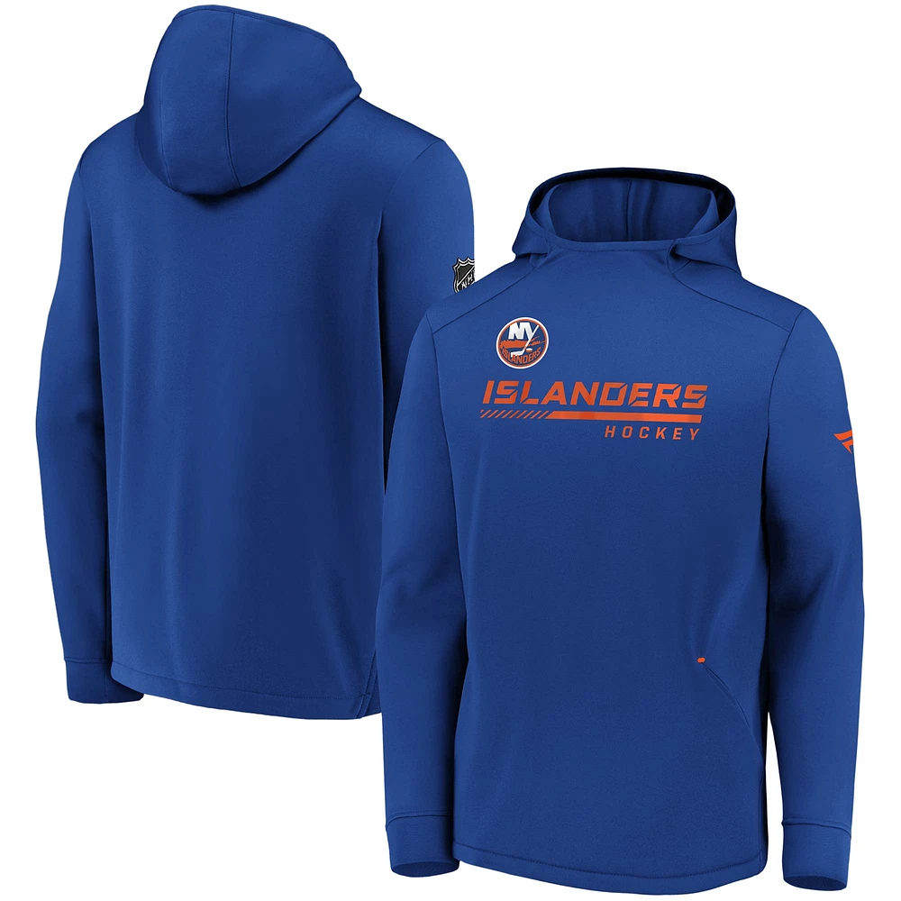 Sweat à capuche authentique Pro Locker Room des Royal New York Islanders pour homme