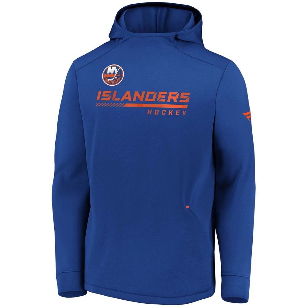 Men's Royal New York Islanders Authentic Pro Locker Room Pullover Hoodie