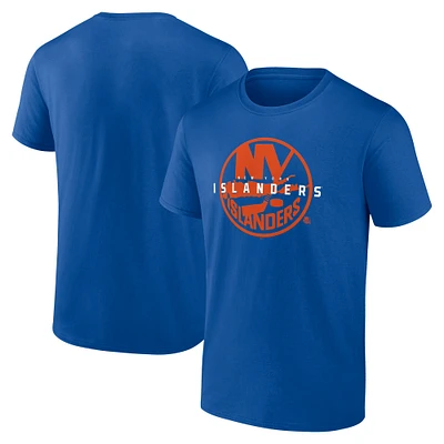 T-shirt coordonné Royal New York Islanders pour homme