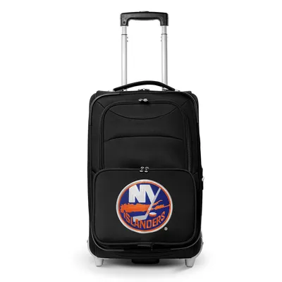 New York Islanders MOJO 21" Softside Rolling Carry-On Suitcase - Black
